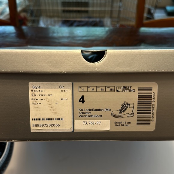 Gabor Black hightop 6.5 - Picture 8 of 9